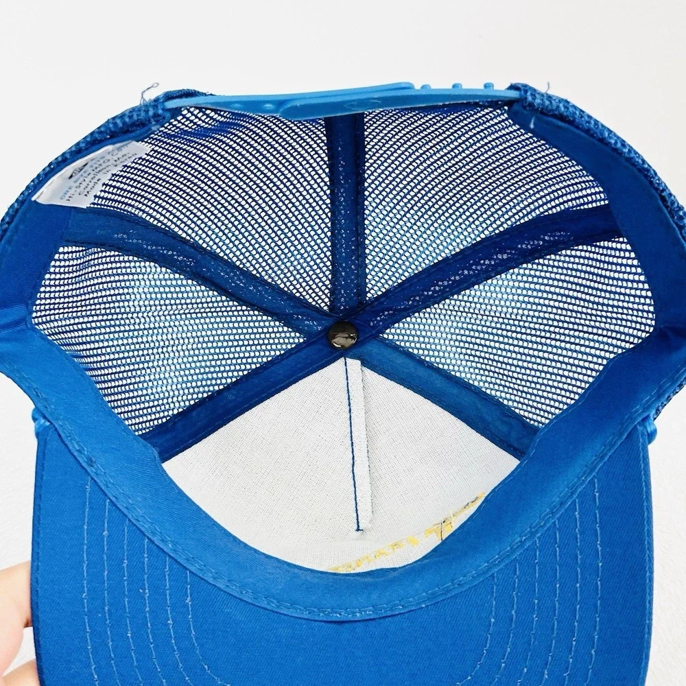 4 Way Transportation Inc. Arkansas Rope Trucker Hat Cap Snapback Adjustable Blue